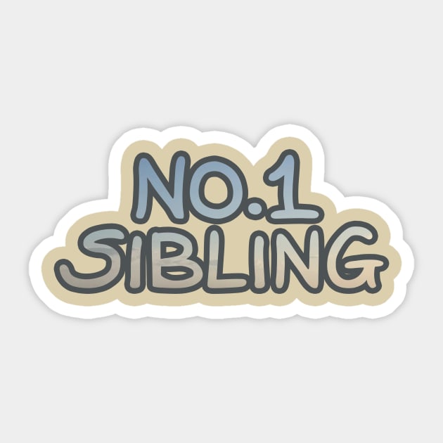 NO.1 Sibling (Sunset) Sticker by LYK36